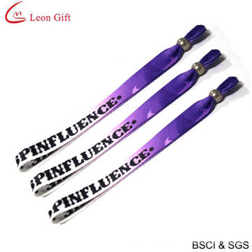 Hot Sale Wedding Decorate Print Logo Wristband (LM1479)